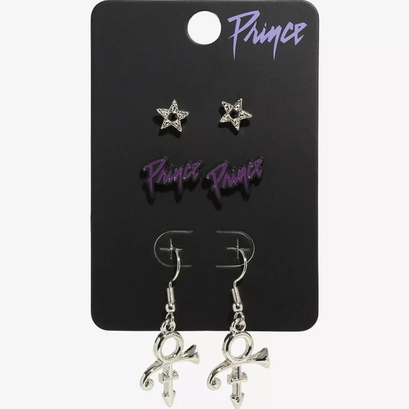 Prince Logo‎ Earring Set Hot Topic - Picture 1 of 2